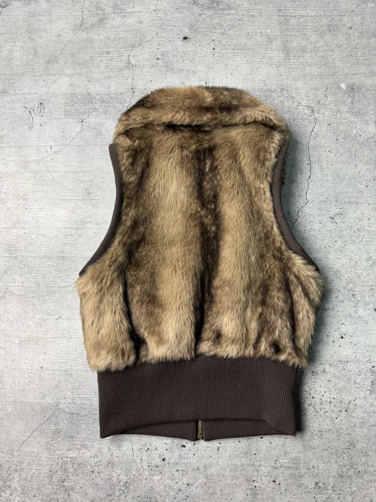 If Six Was Nine Y2K Vintage Faux Fur Vest Hysteric Glamour Style Size S / US 4 / IT 40 - 4 Thumbnail