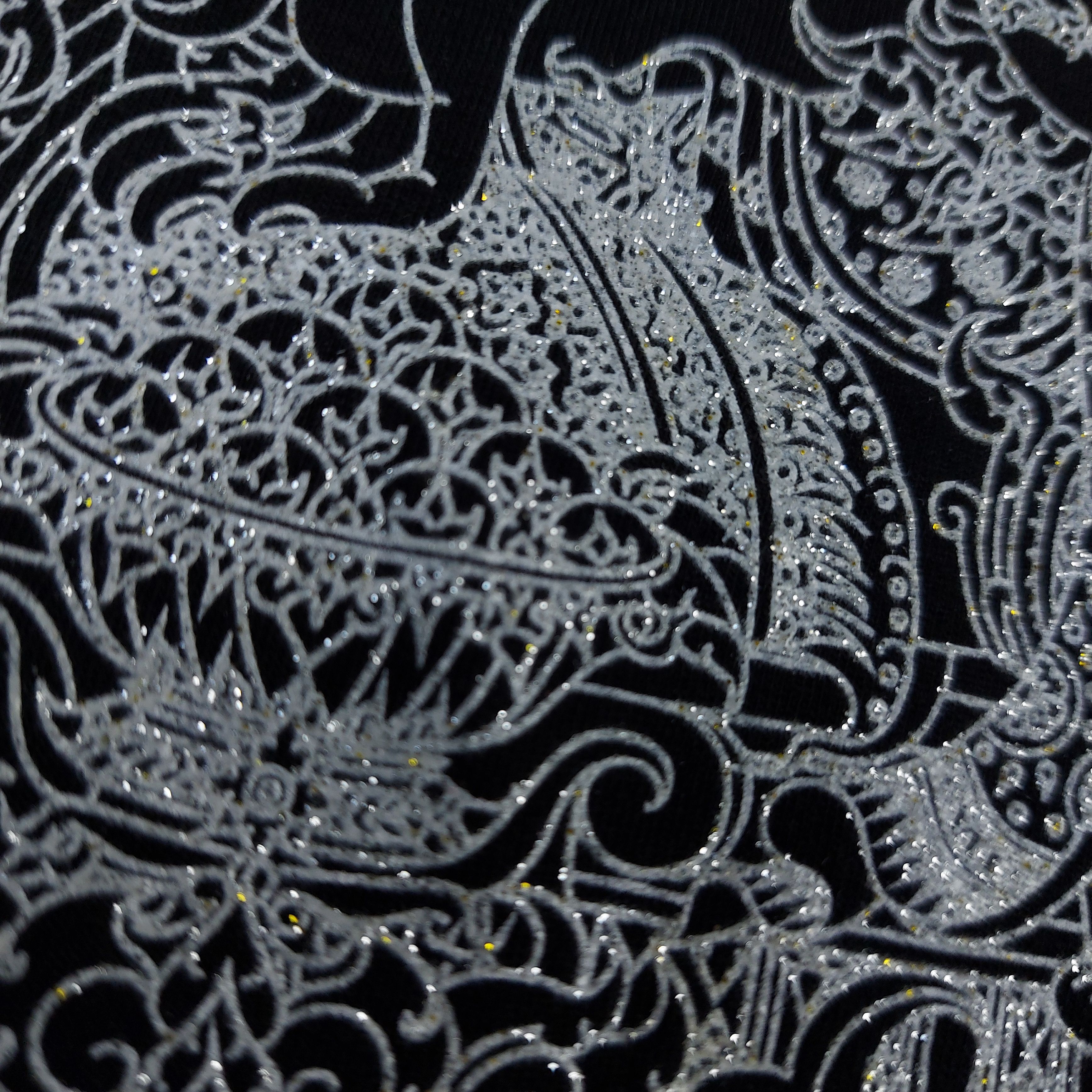 Other 2011 Wat Rong Khun Ganesha Glitter White Temple TEE Size US XL / EU 56 / 4 - 12 Thumbnail