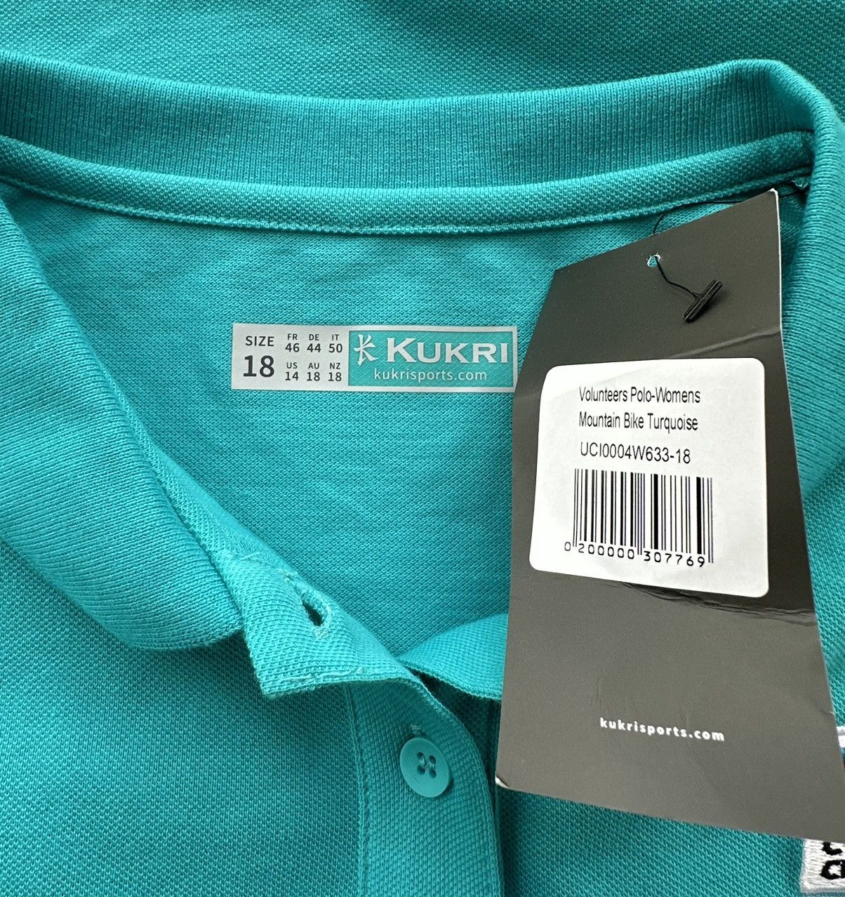 Vintage Scotland UCI World Cup Cycling Kukri Polo Shirt Women's 18 Size XL / US 12-14 / IT 48-50 - 5 Thumbnail