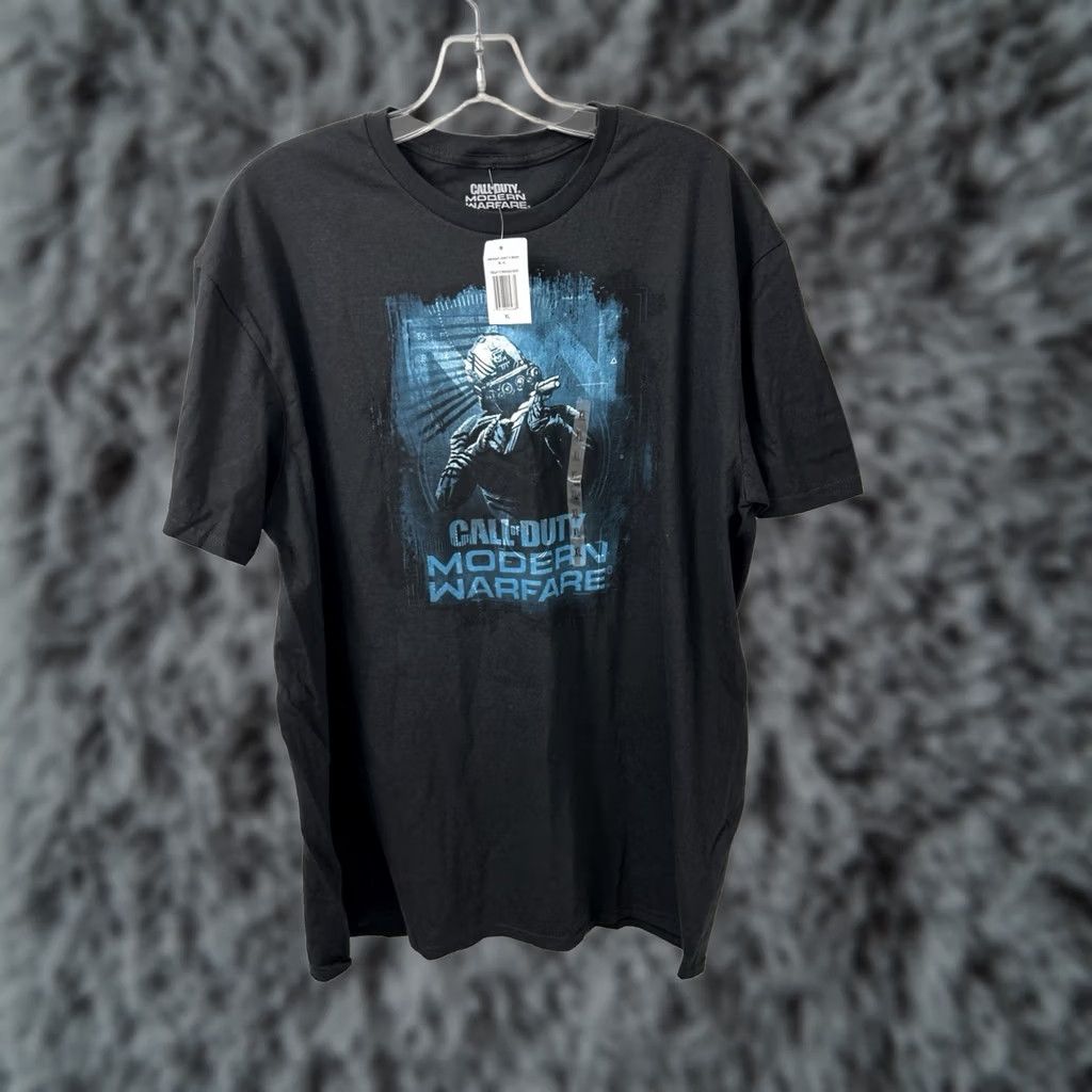 Vintage Call of Duty Modern Warfare Shirt Mens XL Black Night Sight Licensed Promo NWT Size US XL / EU 56 / 4 - 1 Thumbnail