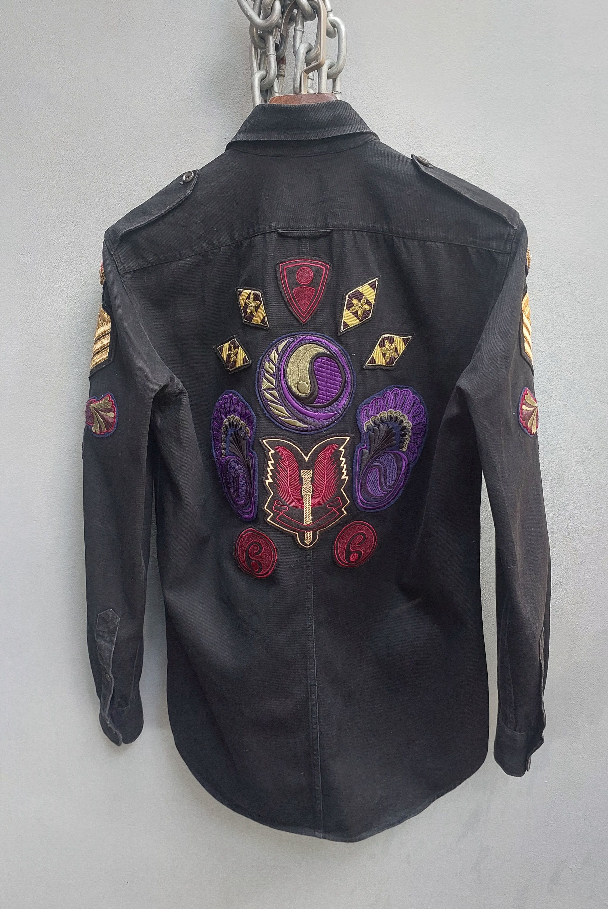 Dries Van Noten Dries Van Noten Patches detailed denim shirt Size US S / EU 44-46 / 1 - 7 Thumbnail