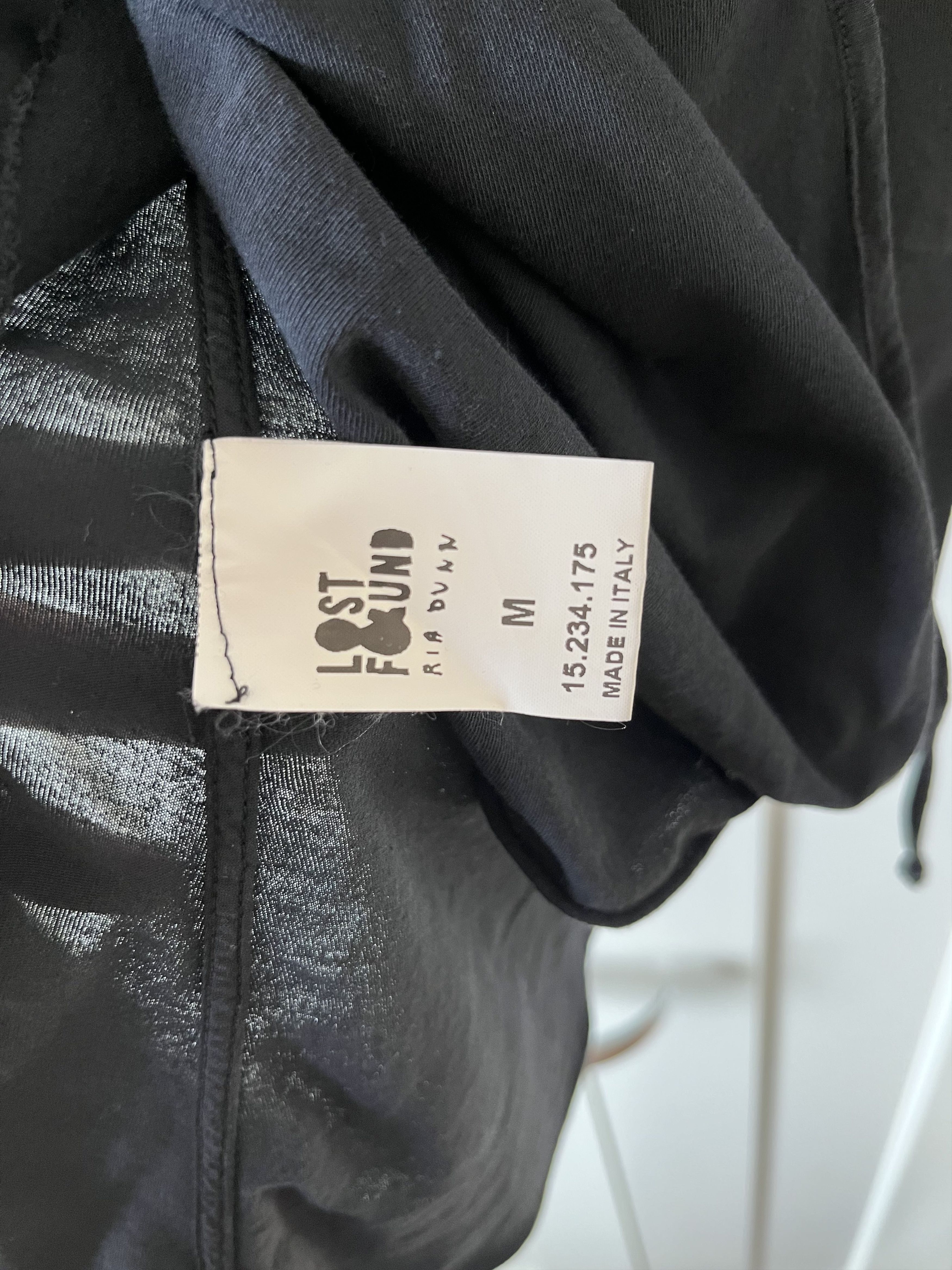Lost & Found Ria Dunn Ria Dunn Lost & Found Black Biker Hooded Top Size M / US 6-8 / IT 42-44 - 4 Thumbnail