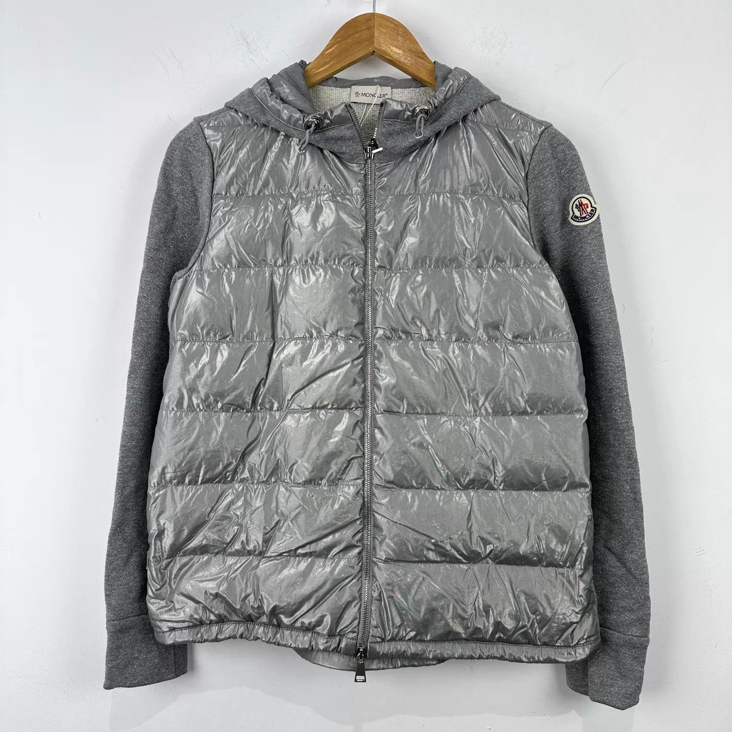 Moncler Moncler Shimmer Color Blocked Puffer Jacket S NM Size S / US 4 / IT 40 - 1 Thumbnail