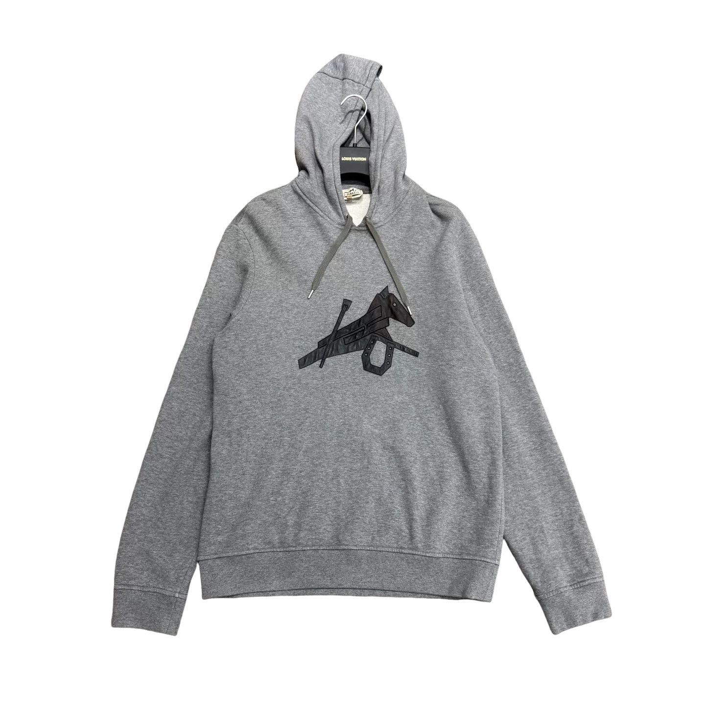 Hermes Hermès Leather Patch Hoodie Size L Size US L / EU 52-54 / 3 - 1 Thumbnail