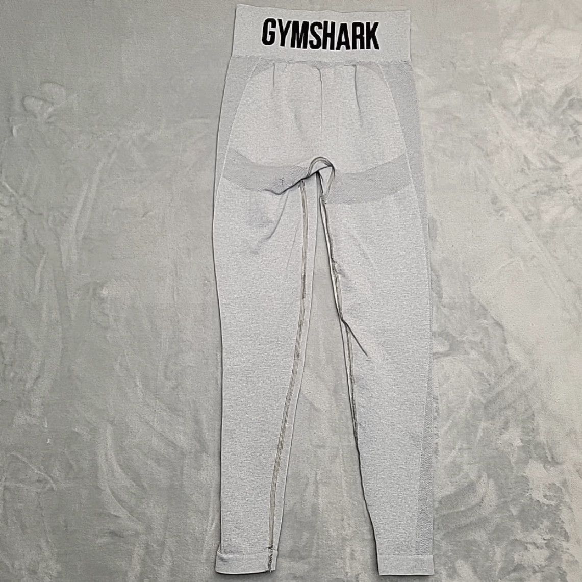 Gymshark Gymshark Leggings Womens Small Gray Performance Blend Activewear Stretch Pants Size 28" / US 6 / IT 42 - 5 Thumbnail