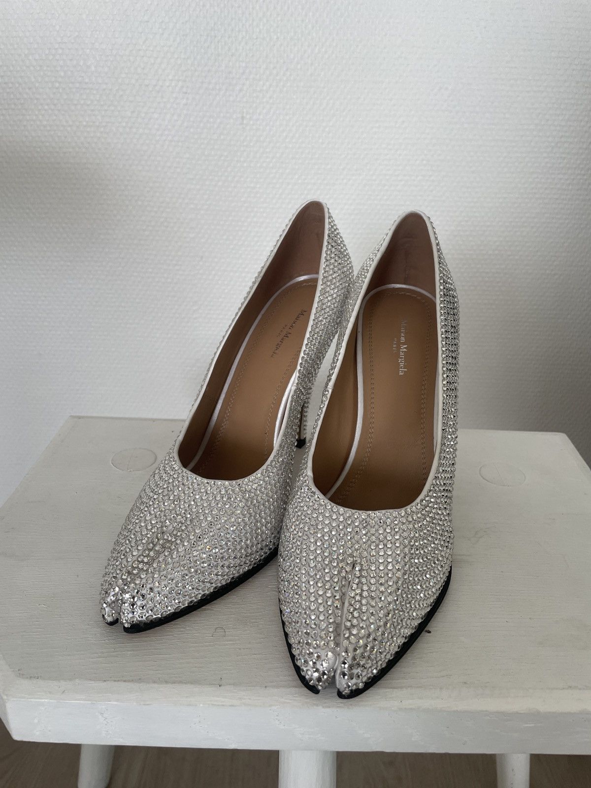Maison Margiela Tabi silver heels Size US 9 / IT 39 - 3 Thumbnail