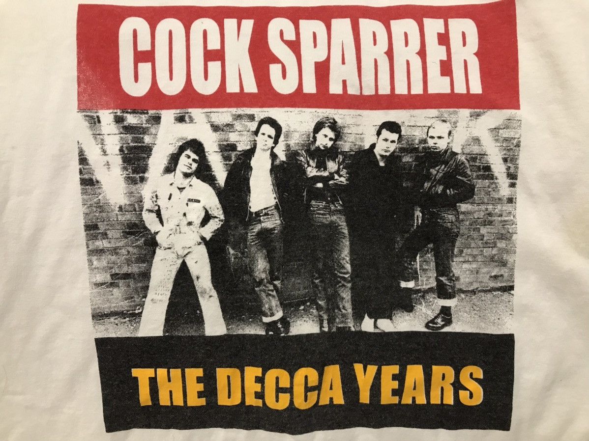 Band Tees × Jerzees COCK SPARRER Size US XL / EU 56 / 4 - 6 Thumbnail