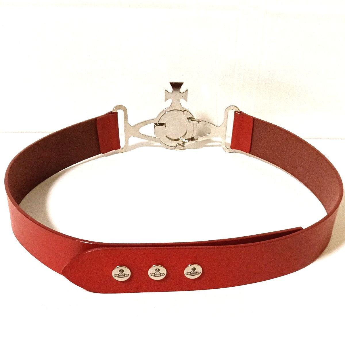 Vivienne Westwood Orb Buckle Leather Belt Size ONE SIZE - 3 Thumbnail