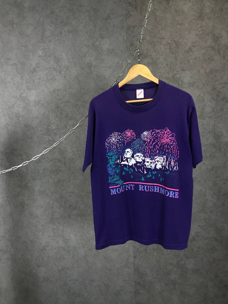Vintage Mount Rushmore 1991 vintage made in USA tee Size US L / EU 52-54 / 3 - 1 Thumbnail
