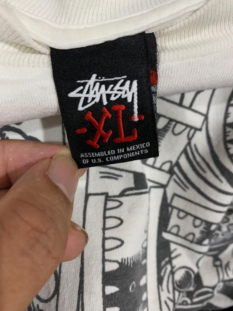Stussy Vintage Stussy ❌ Peter Bagge Punk Comic Tshirt Size US XL / EU 56 / 4 - 5 Thumbnail