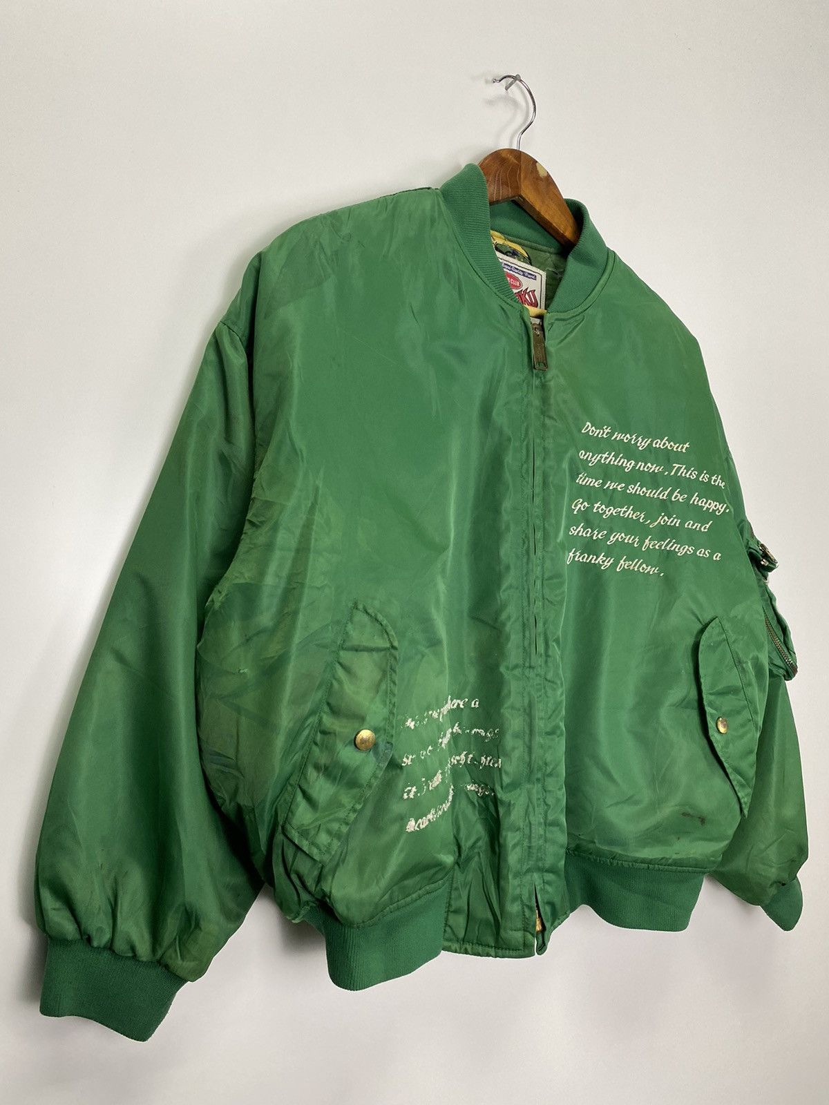 Japanese Brand × Vintage Vintage Saburoku Bomber Jacket Size US XL / EU 56 / 4 - 6 Thumbnail