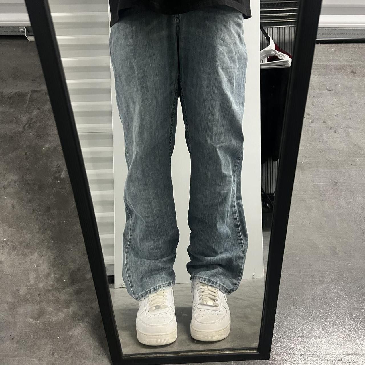 Japanese Brand × Vintage Vintage Y2K Grunge Skater Medium wash Denim Jeans! Size US 34 / EU 50 - 1 Thumbnail