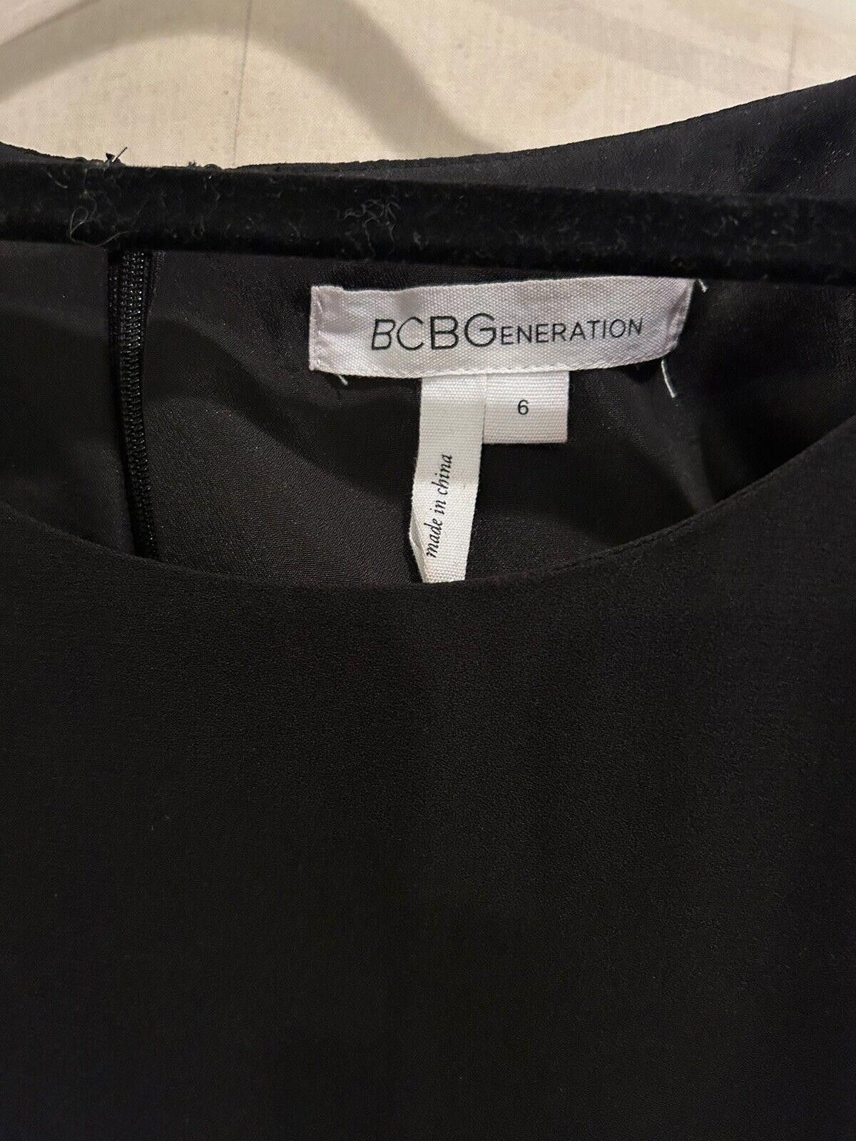 Designer BCBGeneration BCBG little black dress Asymmetric Zipper Sz 6 Size M / US 6-8 / IT 42-44 - 3 Thumbnail