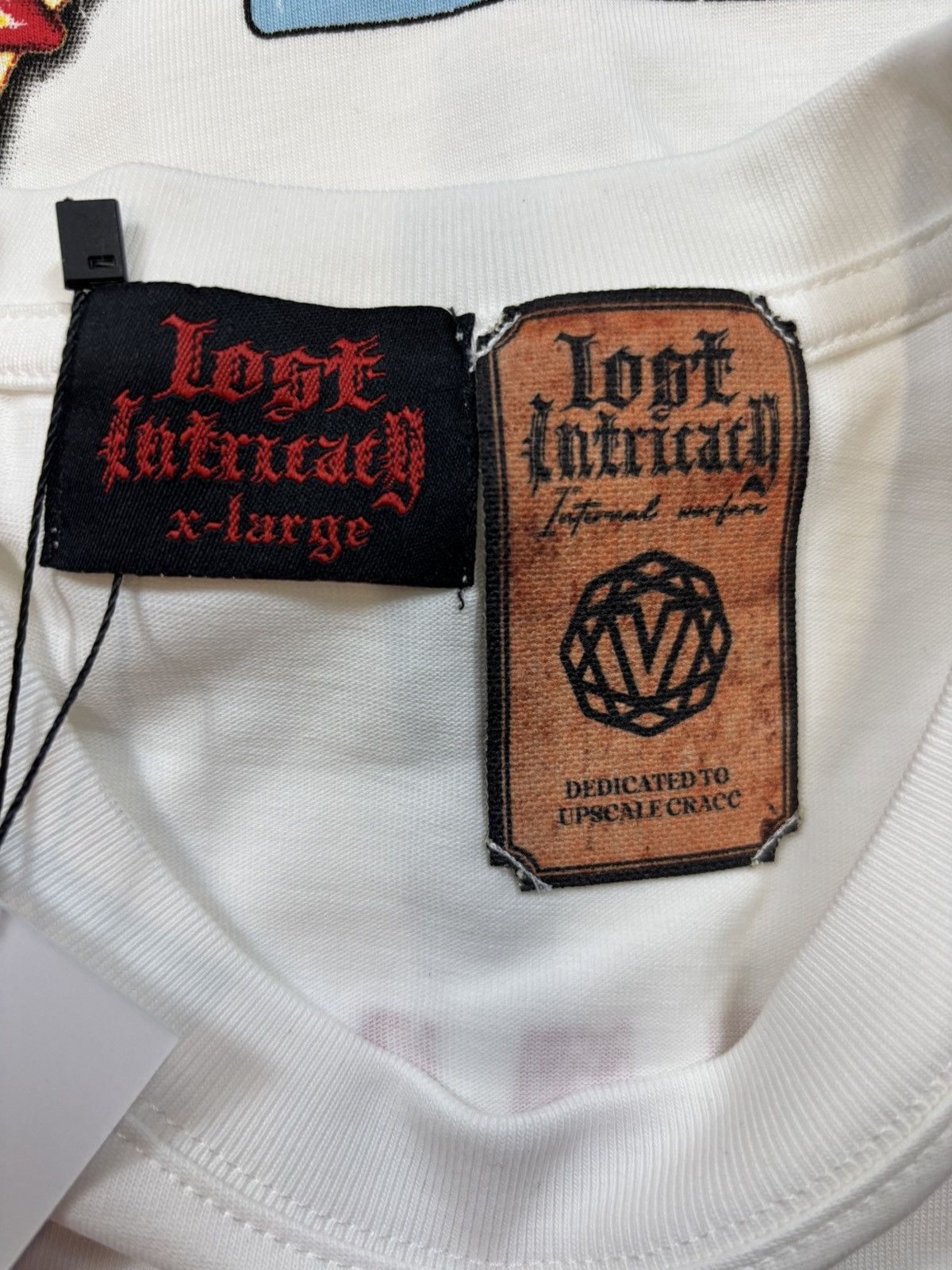 LOST INTRICACY Lost Intricacy Front Page Mag Shirt, White Size US XL / EU 56 / 4 - 9 Thumbnail