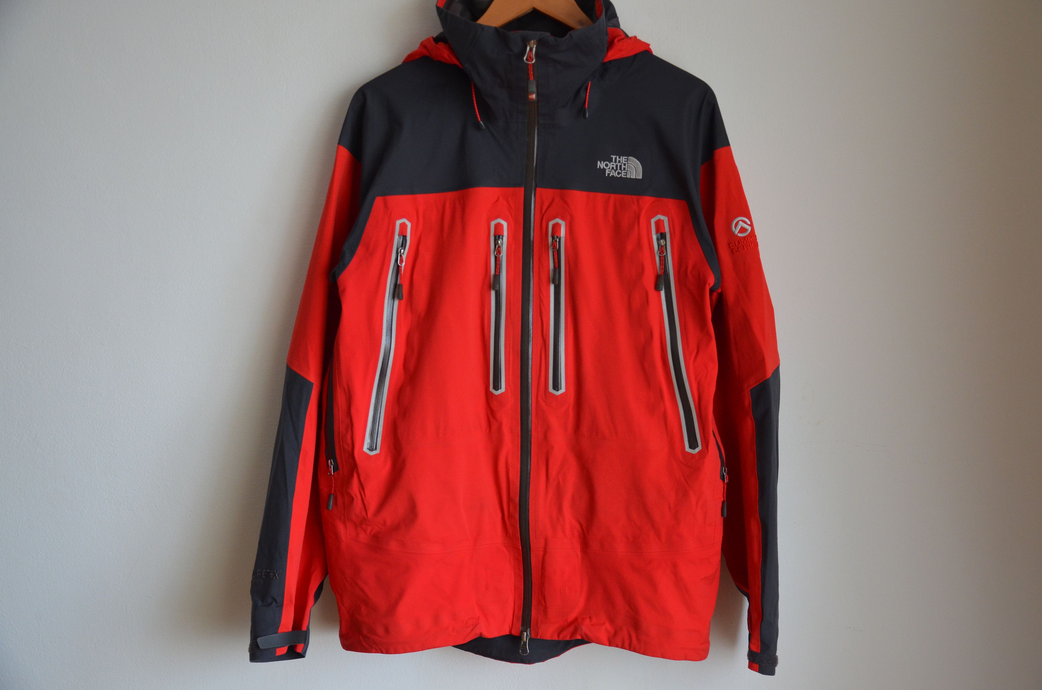 image of Goretex x Outdoor Life The North Face Summit Series Gore-Tex Pro Mens Jacket in Red (Size Medium)
