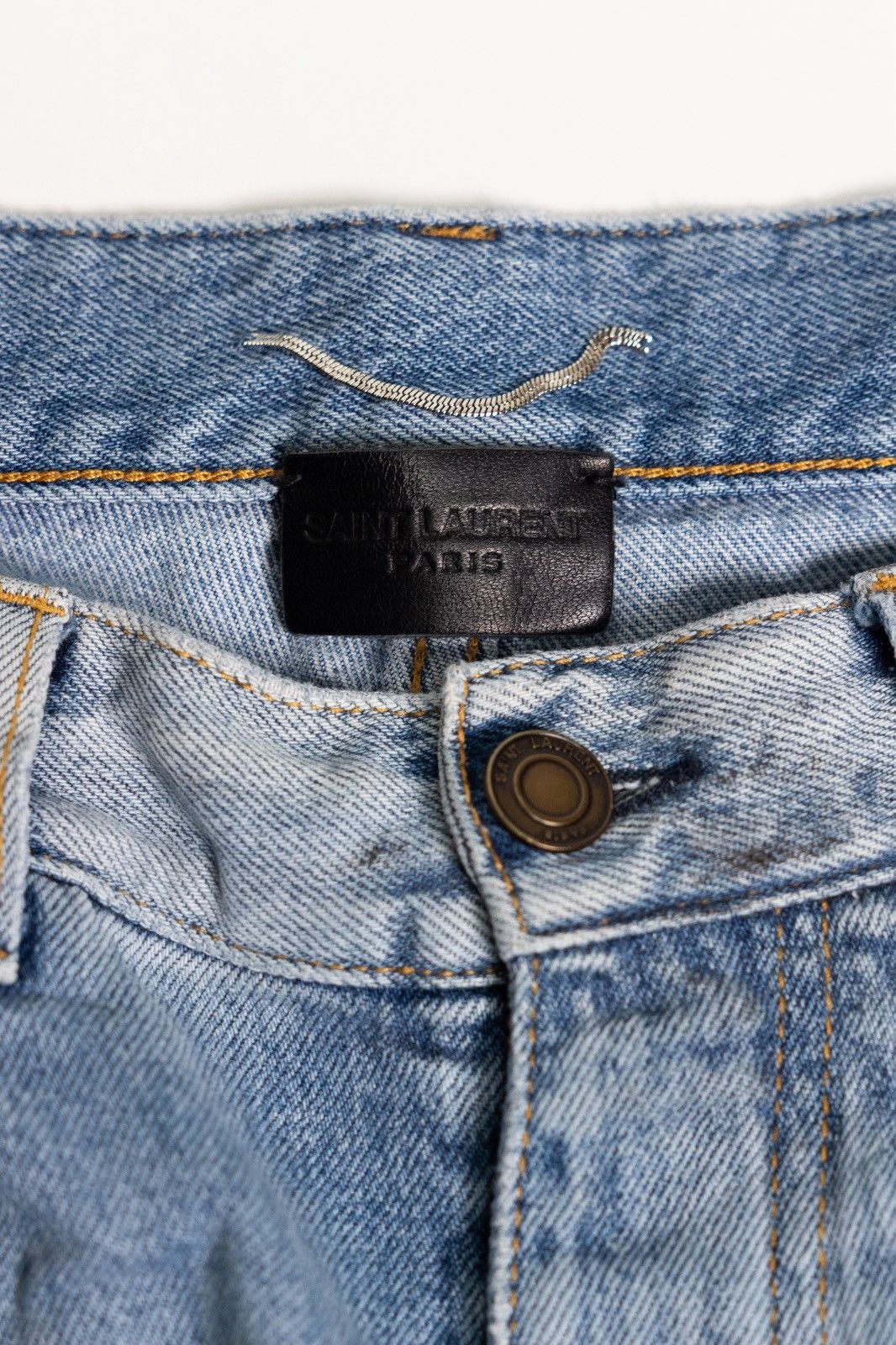 Saint Laurent Paris Saint Laurent Paris Blue Denim Size US 31 - 4 Thumbnail
