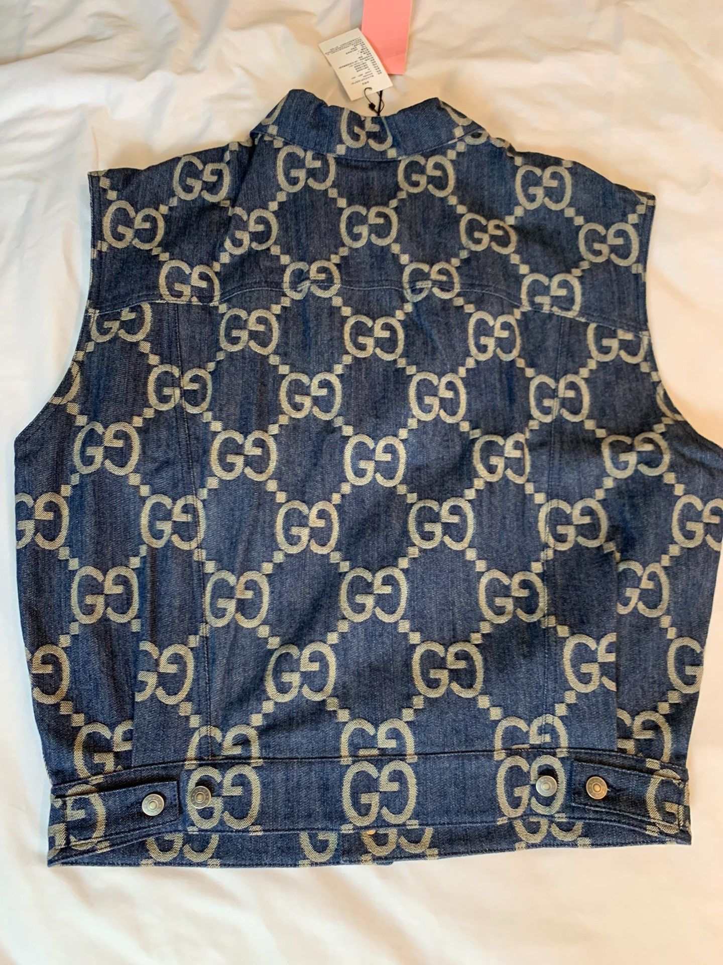 Gucci Gucci Brand New Full Print Denim Jacket 2501-Nextarrow Size US S / EU 44-46 / 1 - 7 Thumbnail