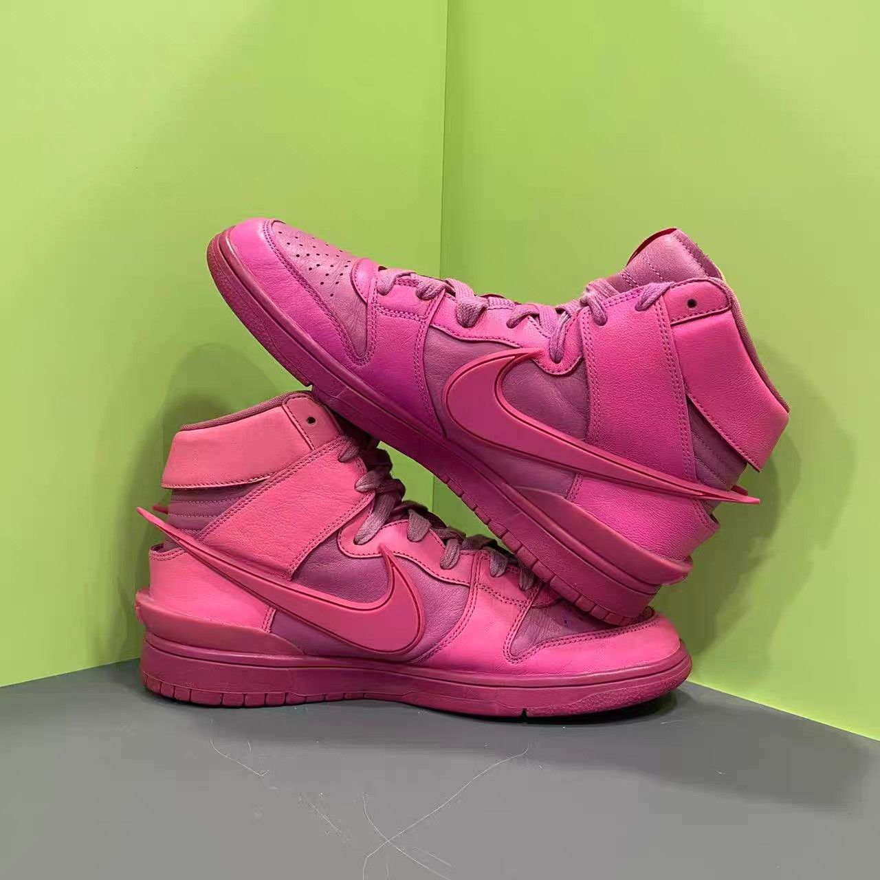 Nike Nike x Ambush Dunk High Lethal Pink K15 Size US 11 / EU 44 - 6 Thumbnail