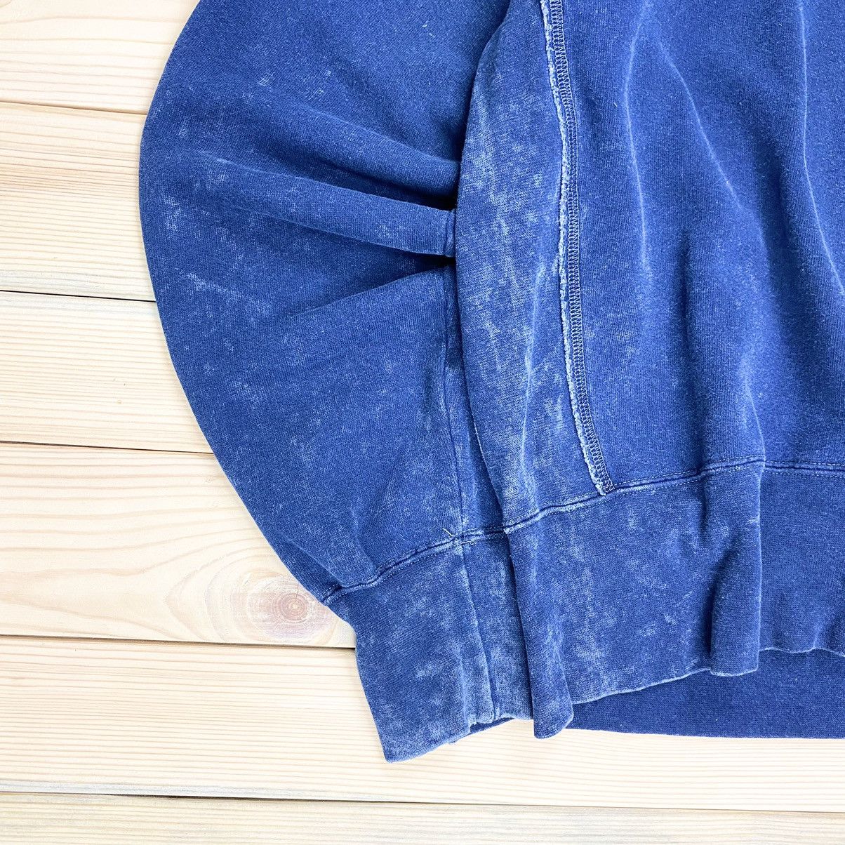 Diesel Blue Denim Sweatshirt Diesel With Stonewashed Design Size US M / EU 48-50 / 2 - 4 Thumbnail