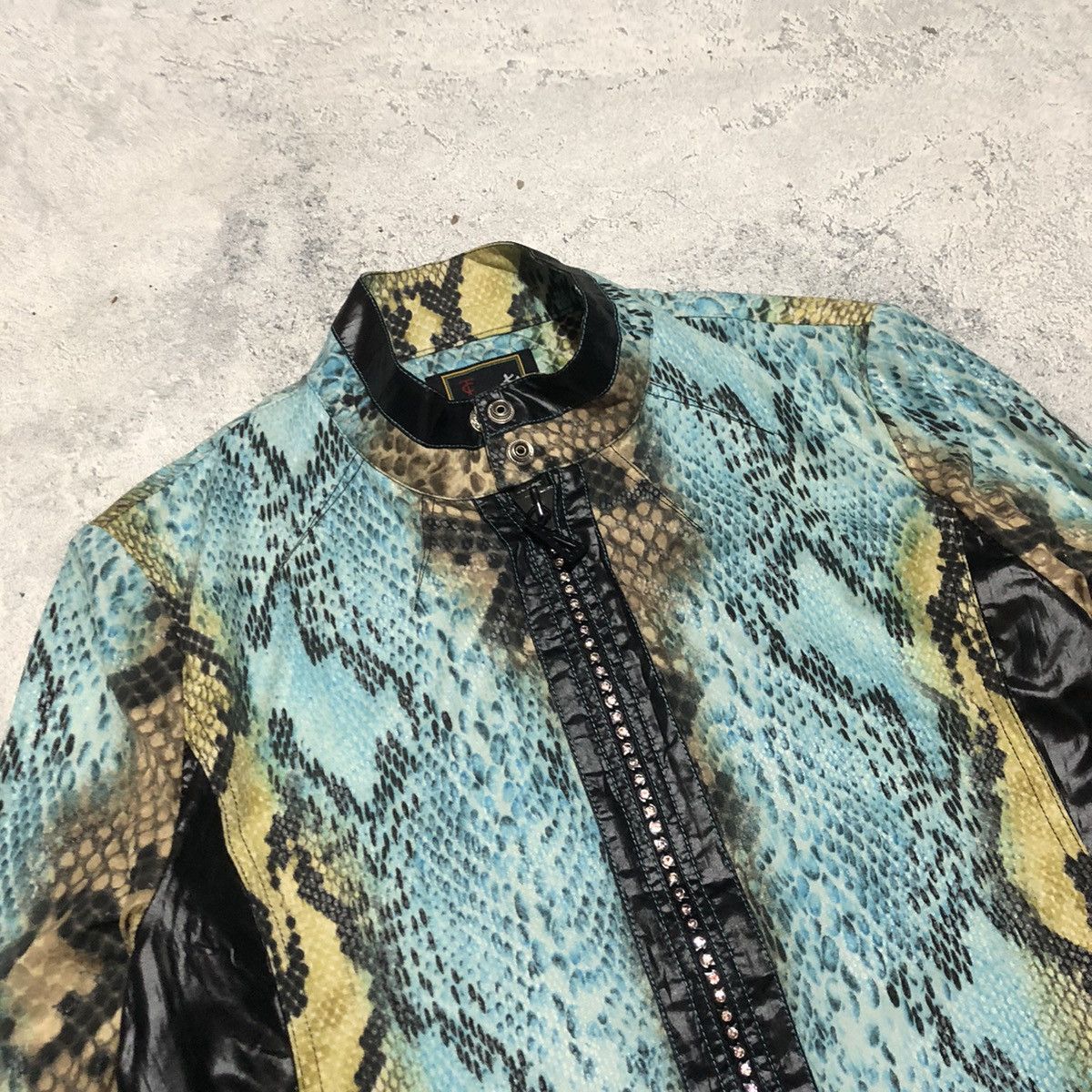 Japanese Brand Snake Print Jacket By Target LGB Style Size US S / EU 44-46 / 1 - 3 Thumbnail