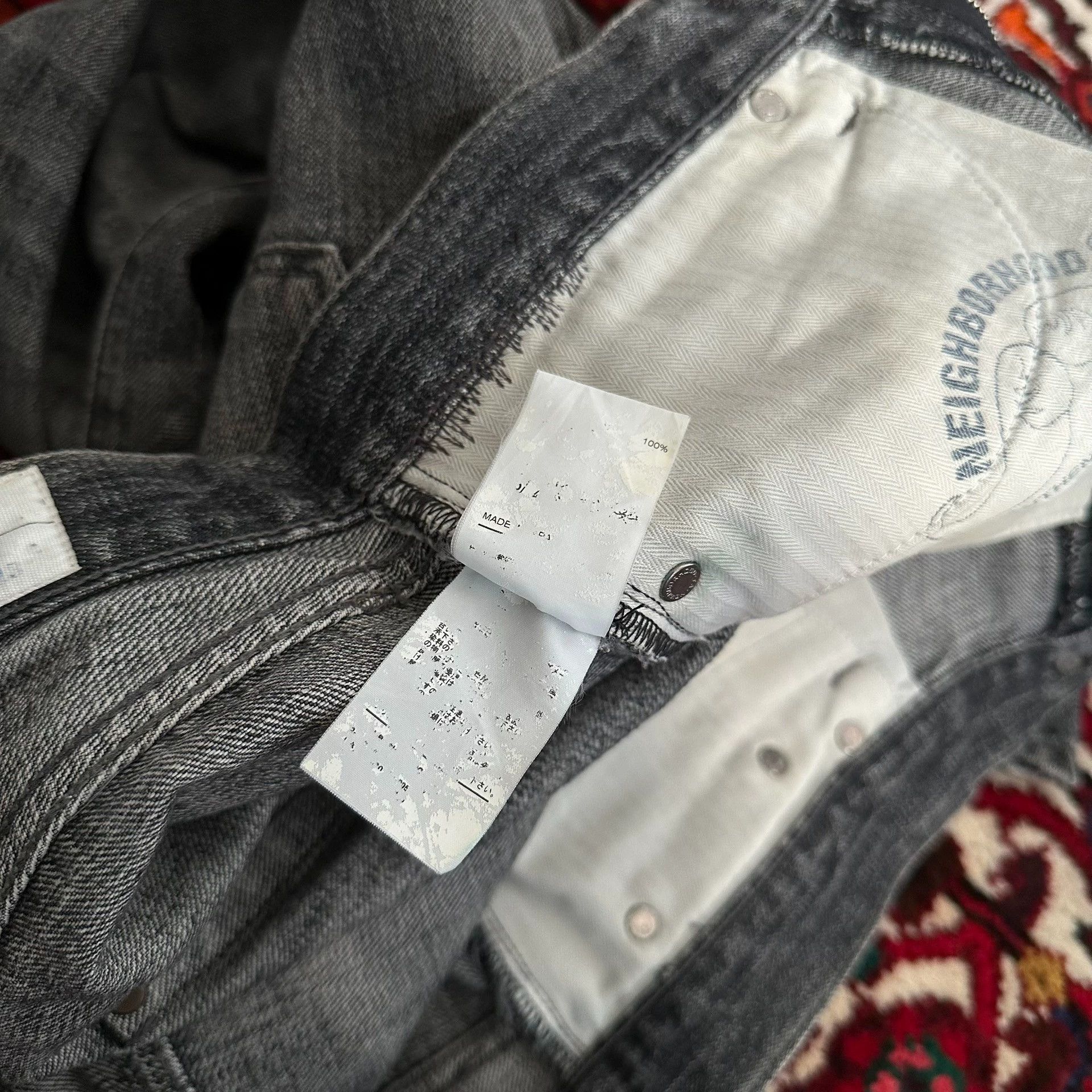 NBDN Nobrandedon NBHD 13aw mid m distressed rust jeans Size US 33 - 7 Thumbnail