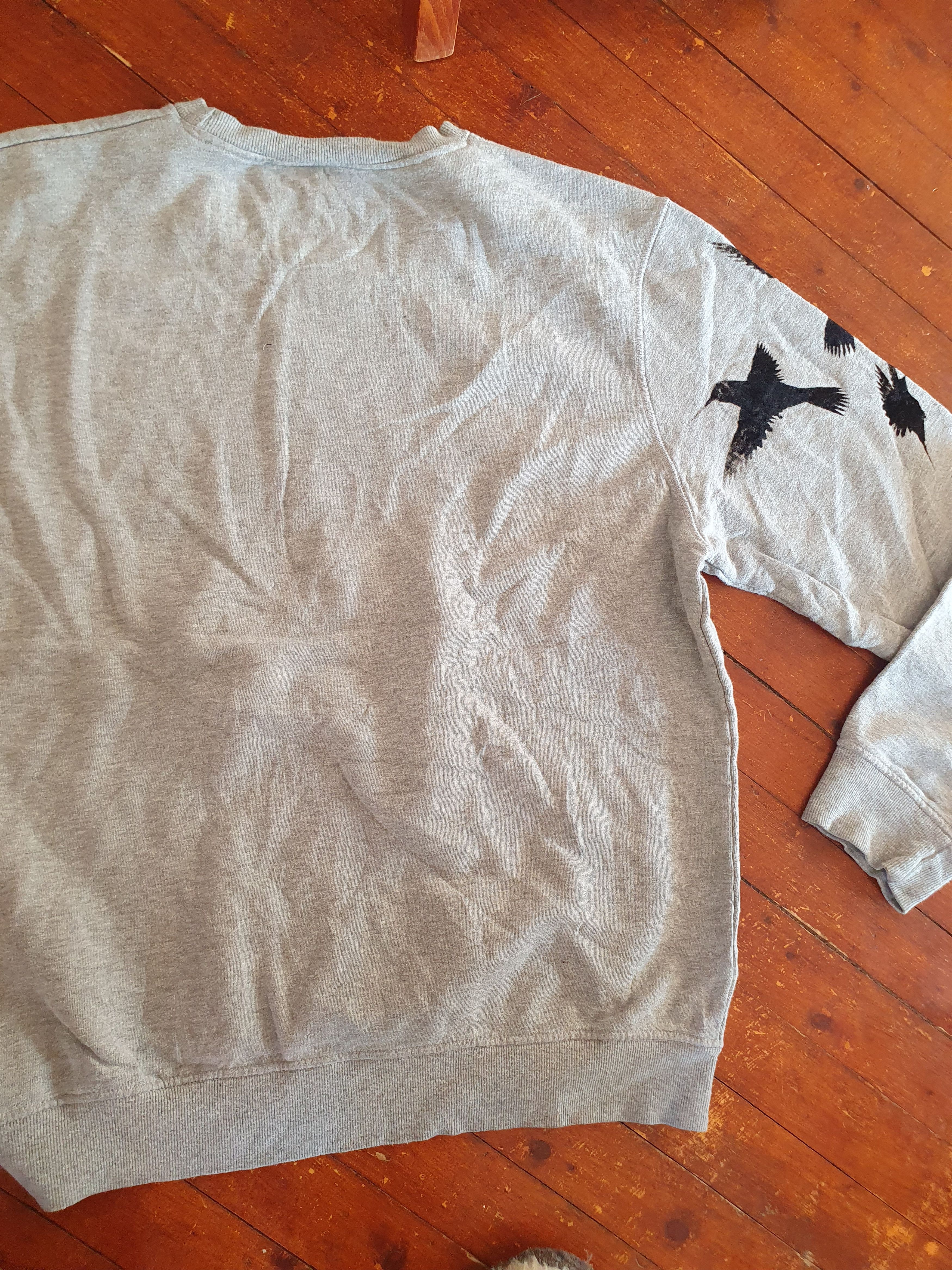 Other Cirque Du Soleil Luzia Gray Sweatshirt Black Velvet Birds Size US XL / EU 56 / 4 - 9 Thumbnail