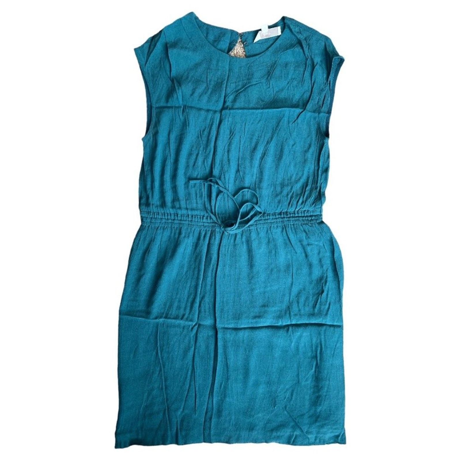 Ann Taylor Ann Taylor Loft Green Knee Length Sleeveless Dress, M Size M / US 6-8 / IT 42-44 - 1 Thumbnail