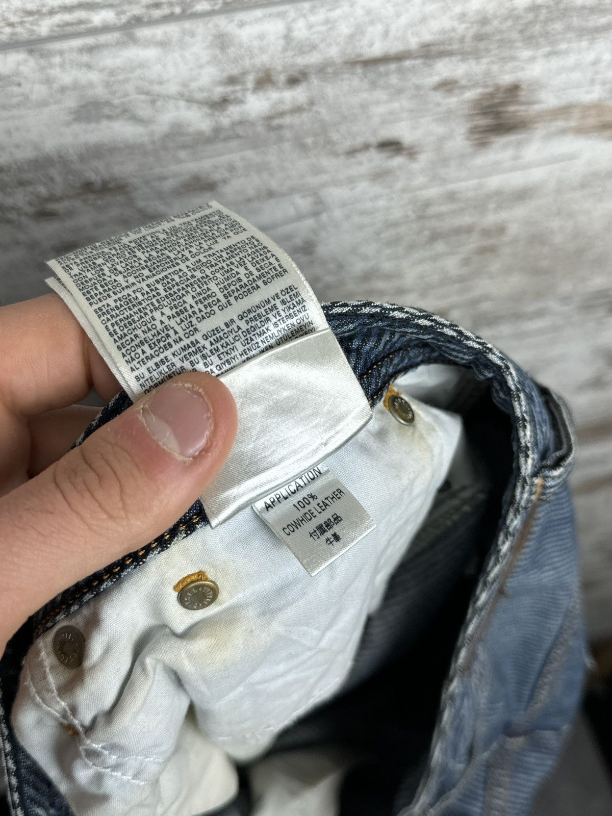 Diesel × Diesel Black Gold × Vintage Mens Vintage Diesel denim jeans luxury avant garde size 36 Size US 36 / EU 52 - 21 Thumbnail