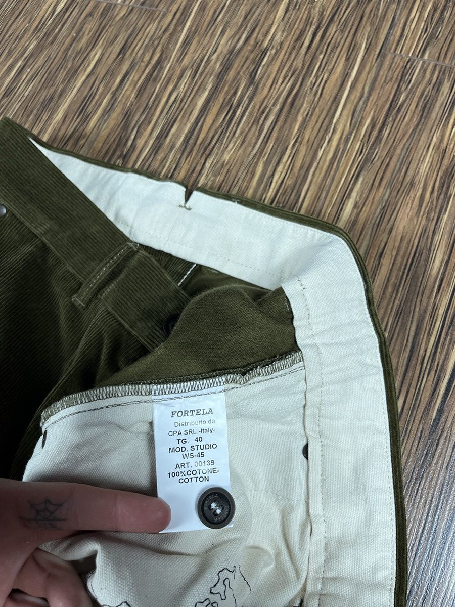 Fortela ➕ fortela khaki green cropped corduroy pants Italian Size US 30 / EU 46 - 5 Thumbnail