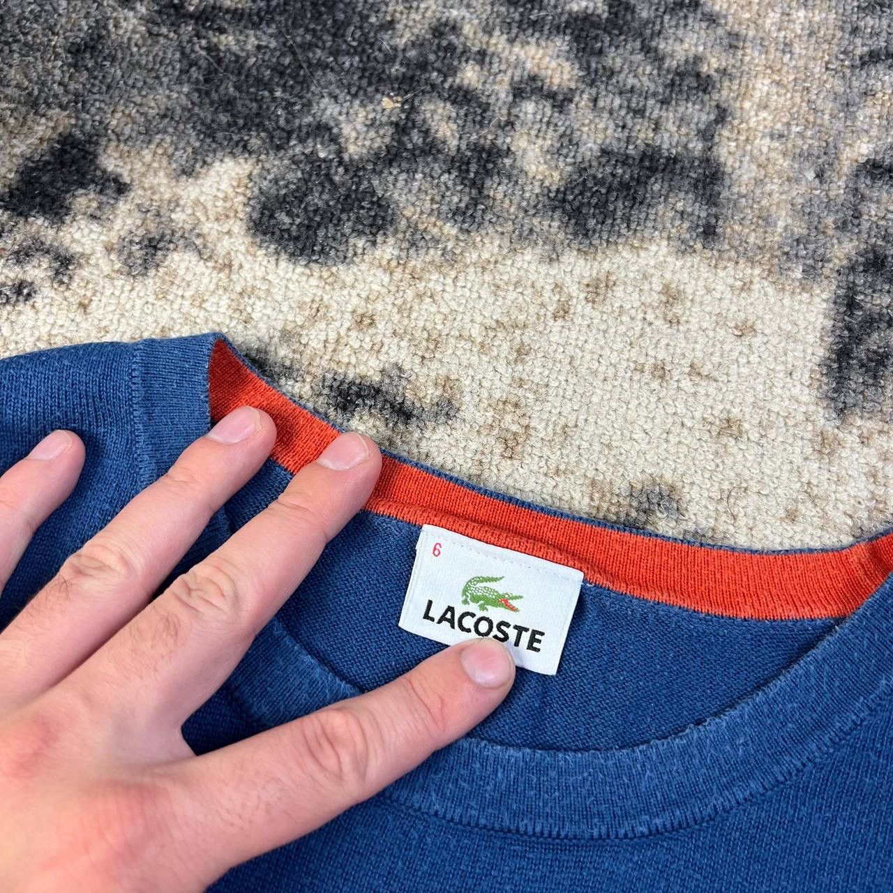 Lacoste Lacoste Mini Logo Vintage Luxury Sweater Old Money Style Size US XL / EU 56 / 4 - 5 Thumbnail