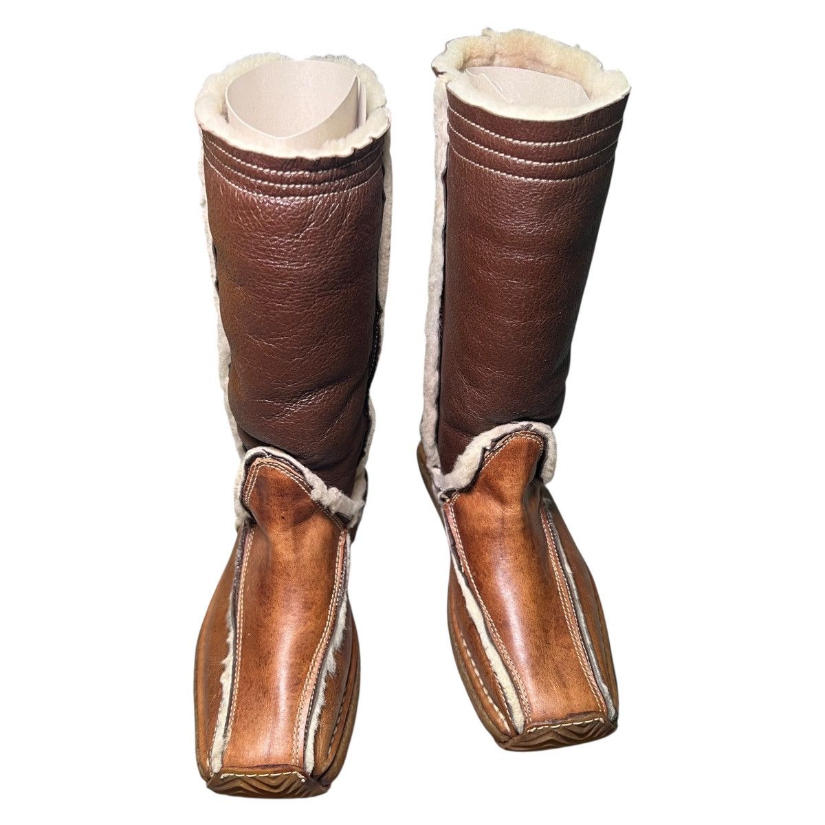 Fendi FENDI Winter 2006 "SNOOPY" Bore Long Boots Size US 4.5 / IT 34.5 - 3 Thumbnail