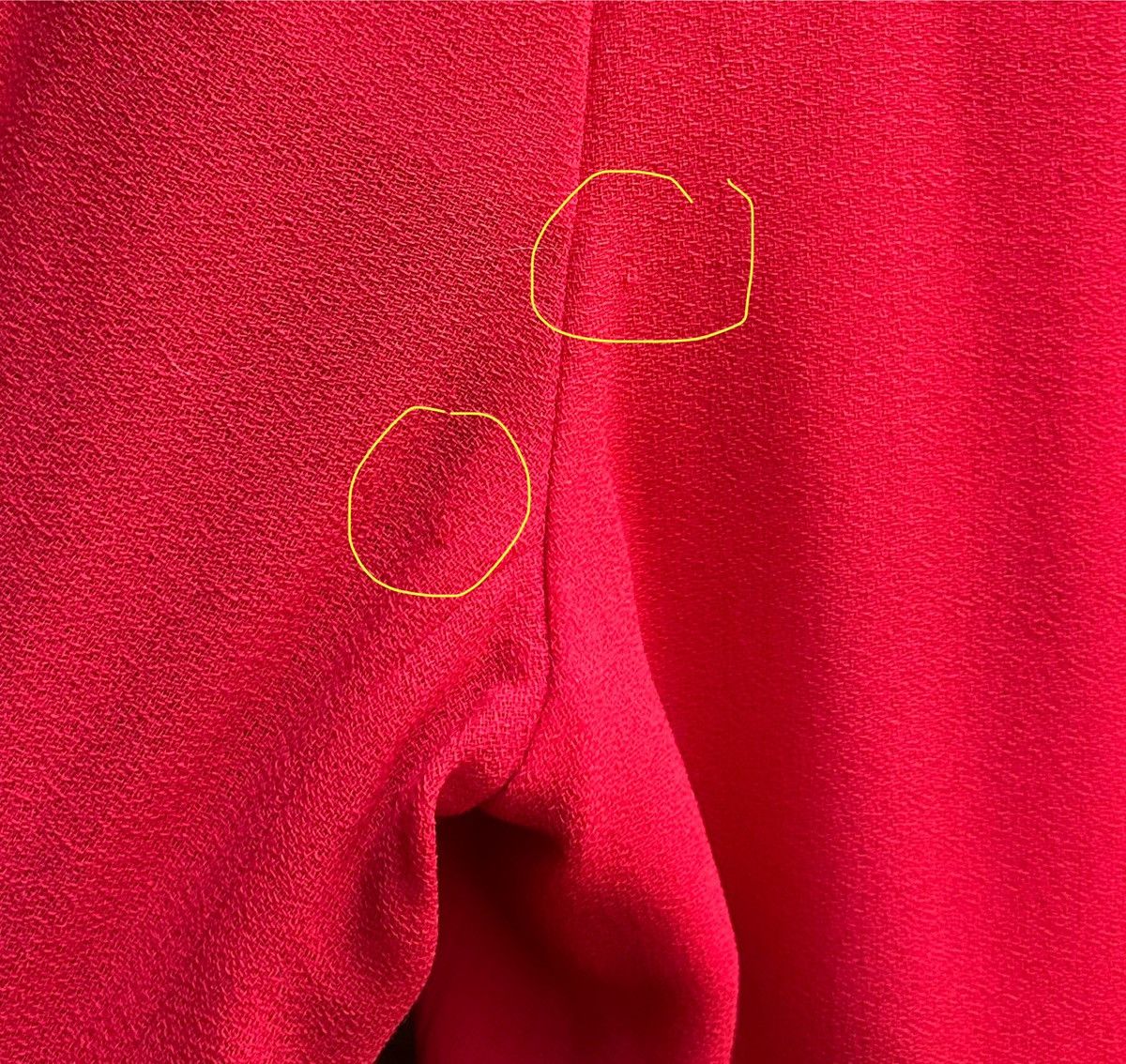 Yves Saint Laurent 70s Yves Saint Laurent Rive Gauche Red Blazer Gold Buttons Size S / US 4 / IT 40 - 16 Thumbnail