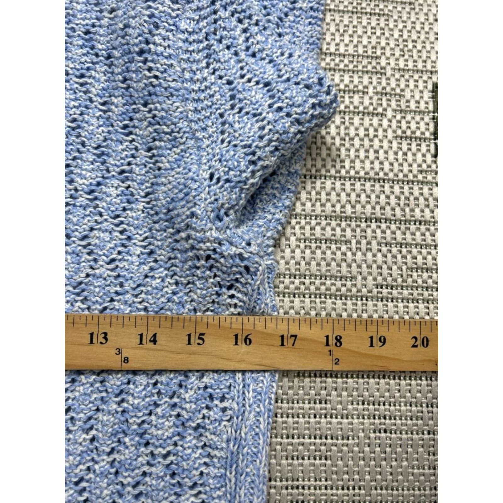 Talbots Talbots Mens Sweater Small Blue Cotton Blend Knit Pullover New Size US S / EU 44-46 / 1 - 7 Thumbnail