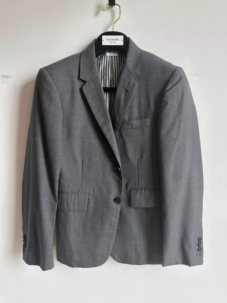 Thom Browne Thom Browne size0 Classic gray suit Size 34S - 1 Thumbnail