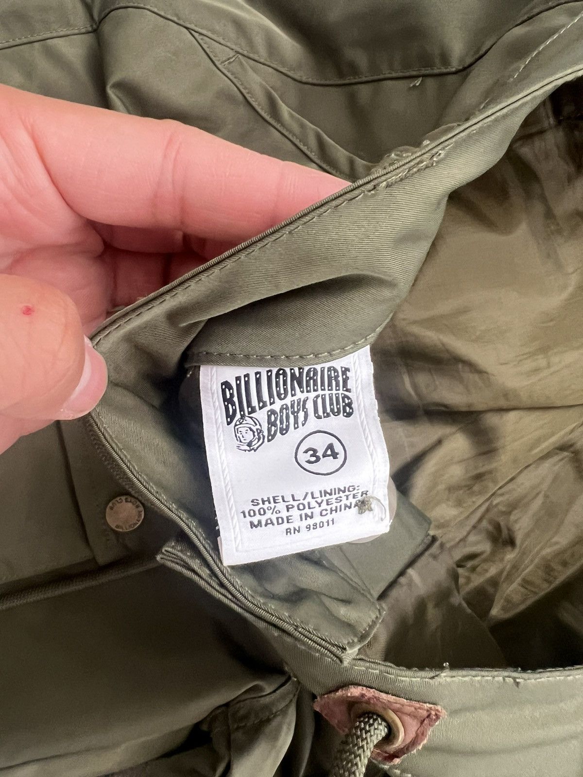 Billionaire Boys Club Billionaire Boys Club Army Satin Cargo Shorts Sz 34 Size US 34 / EU 50 - 3 Thumbnail