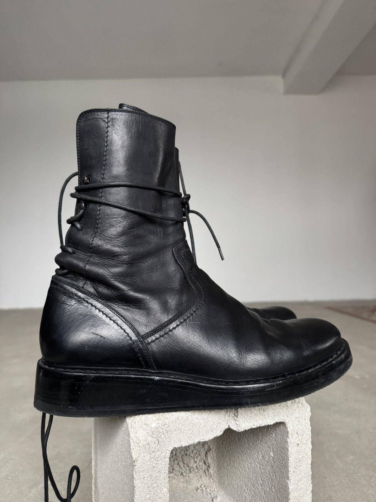 Ann Demeulemeester Backlace Boots Victor