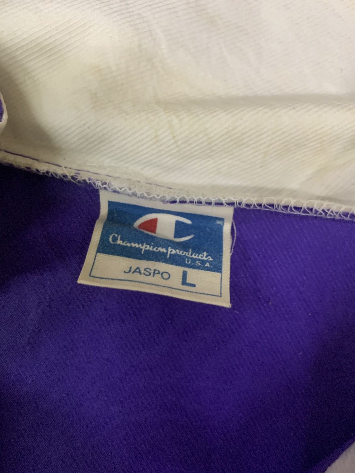 Champion × Vintage Champion Purple Windbreaker Size US L / EU 52-54 / 3 - 3 Thumbnail