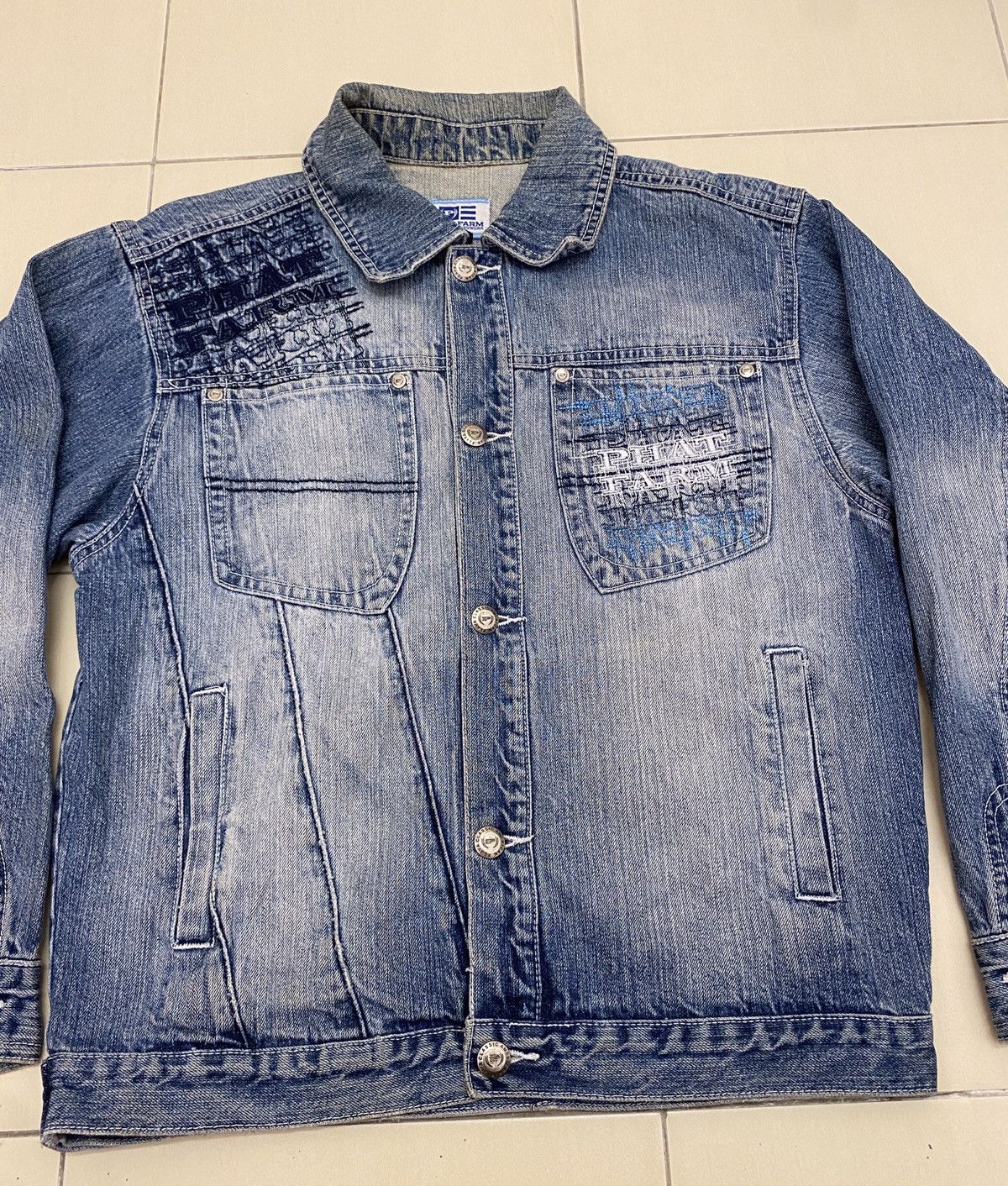 Phat Farm Phat Farm Trucker Jacket Size US M / EU 48-50 / 2 - 2 Thumbnail