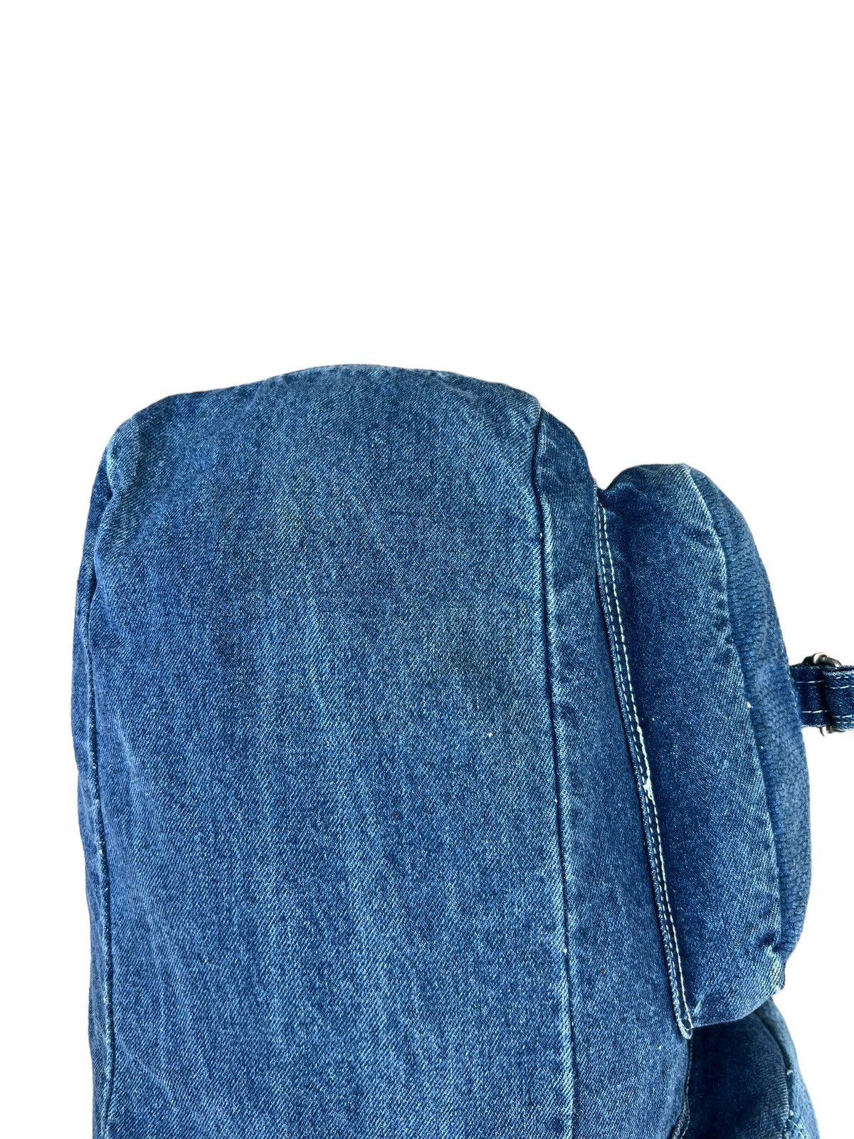 Vintage VTG Club House Japan Fade Denim Sashiko Cargo Huge 2 Way Bag Size ONE SIZE - 17 Thumbnail