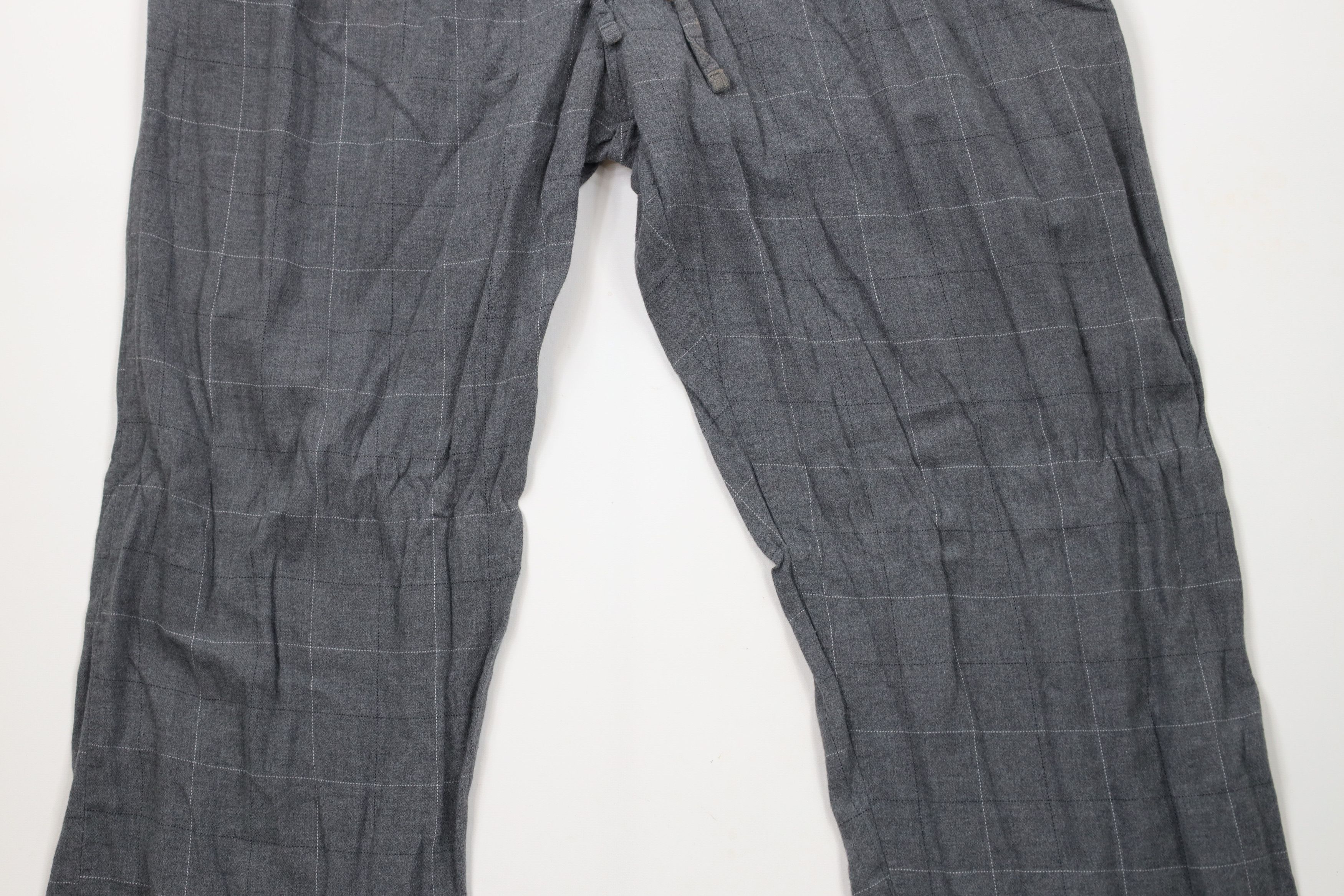 Ralph Lauren × Vintage Vintage Y2K Ralph Lauren Wide Leg Flannel Pajamas Pants Gray Size US 38 / EU 54 - 3 Thumbnail