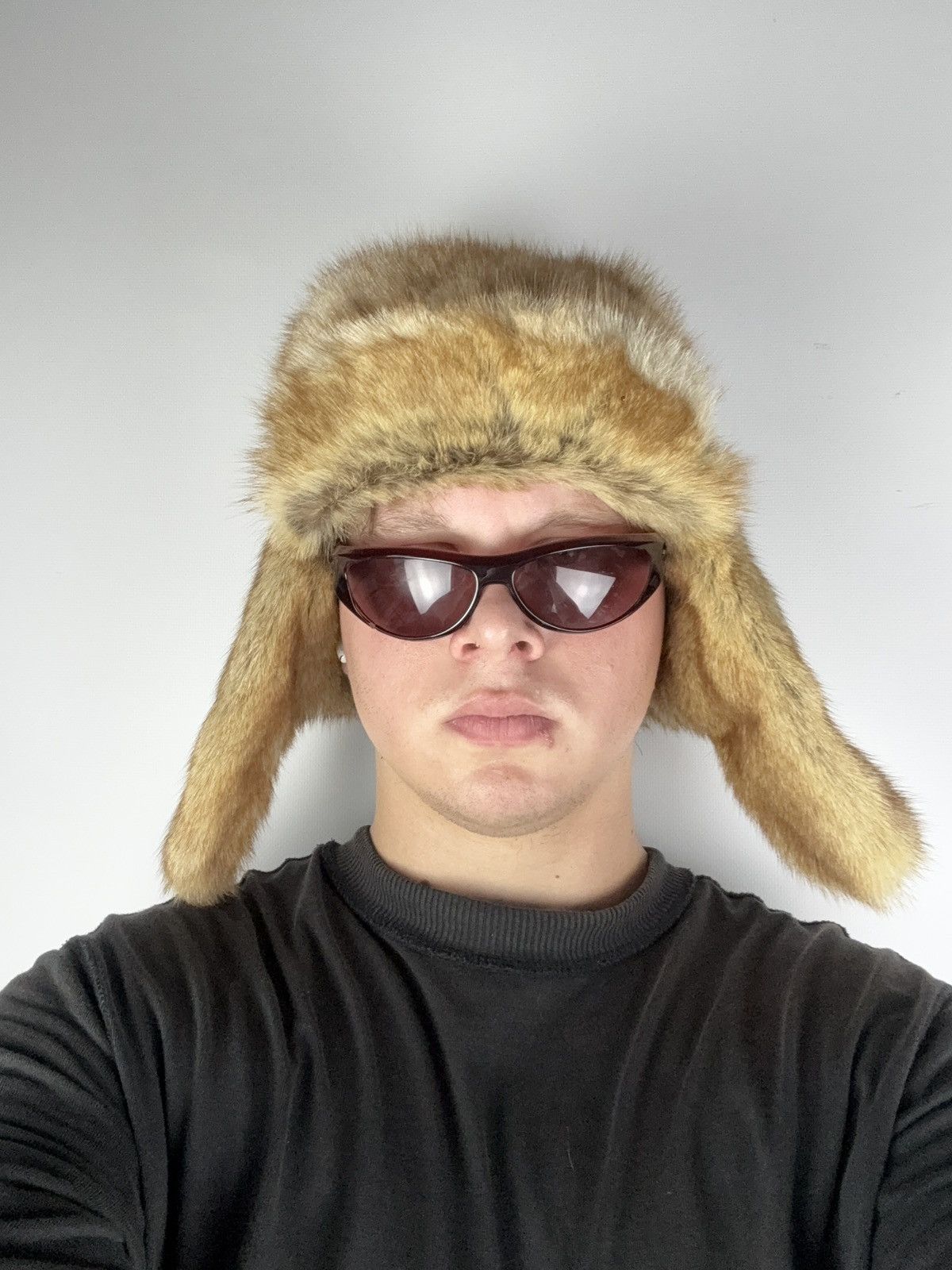 Hysteric Glamour Vintage 00s Fur Mohair Fuzzy Ushanka Y2K Opium Hype Rare OS Size ONE SIZE - 8 Thumbnail