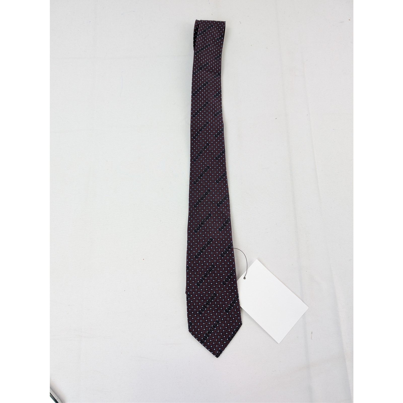 Balenciaga o1rshd1 Size: OS/ Sartorial With Micro Pattern Tie Blue Size ONE SIZE - 2 Thumbnail