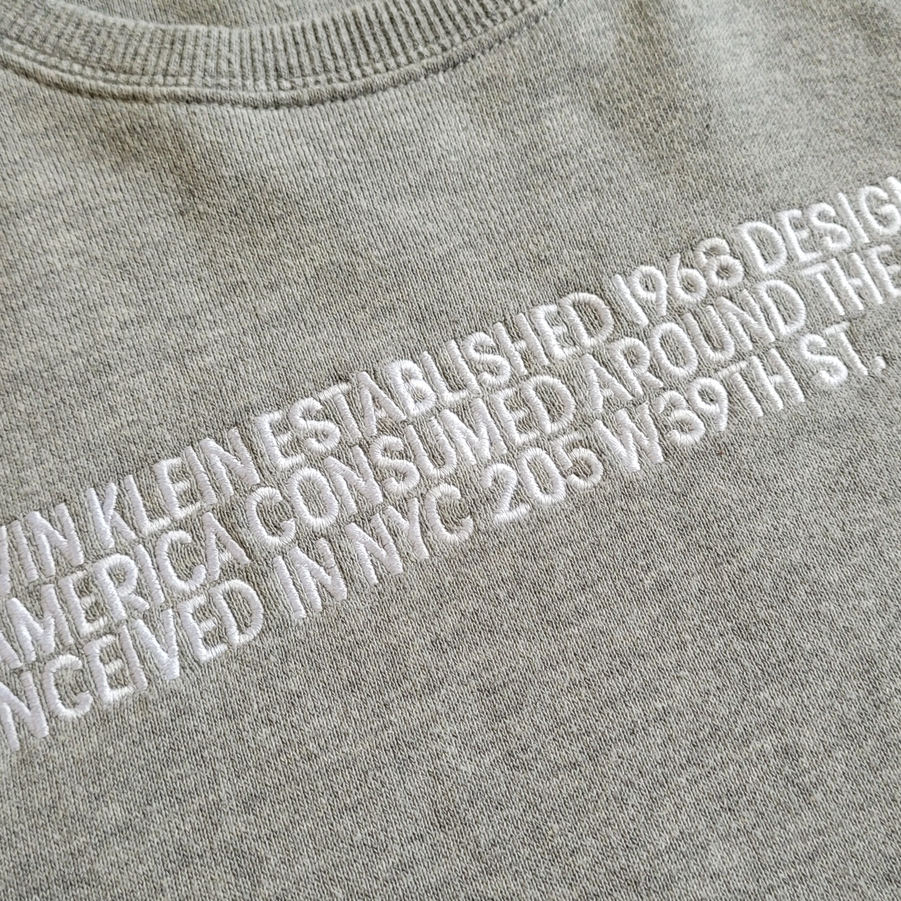 Raf Simons Clavin Klein 205W39NYC by Raf Simons embroidered sweatshirt Size US M / EU 48-50 / 2 - 2 Thumbnail