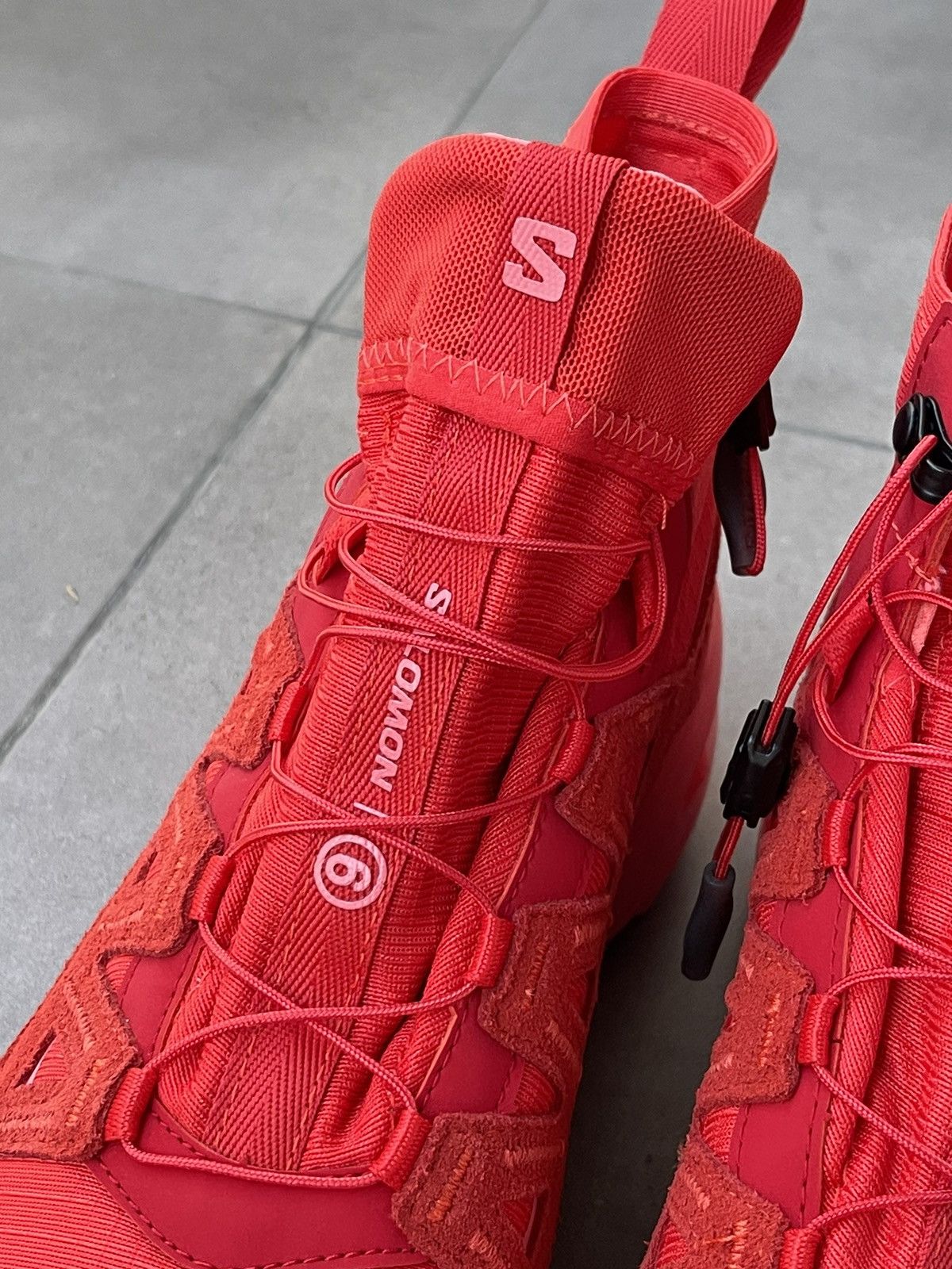 Maison Margiela !DS! AW22 Maison Margiela X Salomon Red Sneakers Size US 12 / IT 42 - 6 Thumbnail
