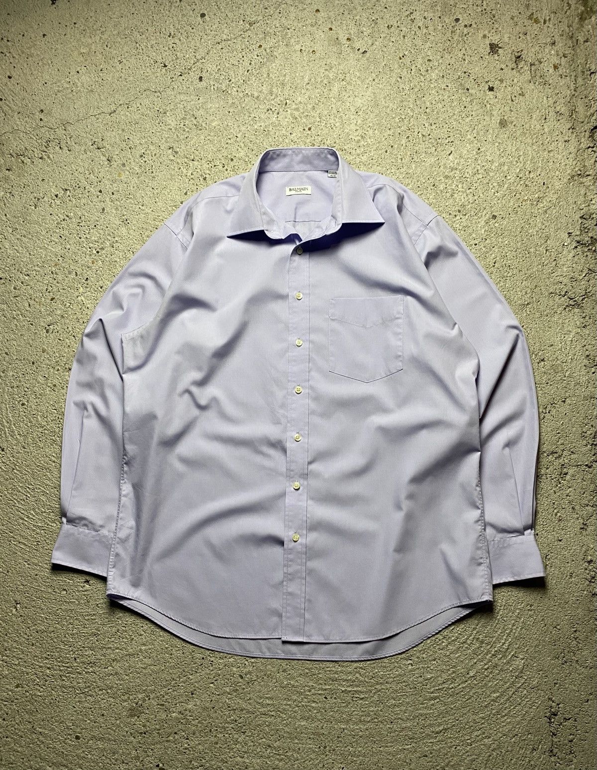 Balmain Balmain Paris shirt button up classy purple old money Size US XL / EU 56 / 4 - 1 Thumbnail
