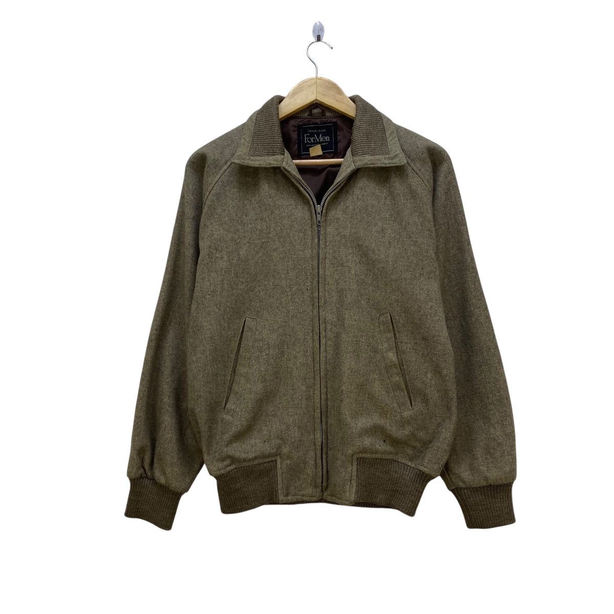 Issey Miyake 🔥Vintage Bomber Wool Formen Jacket Size US M / EU 48-50 / 2 - 1 Thumbnail