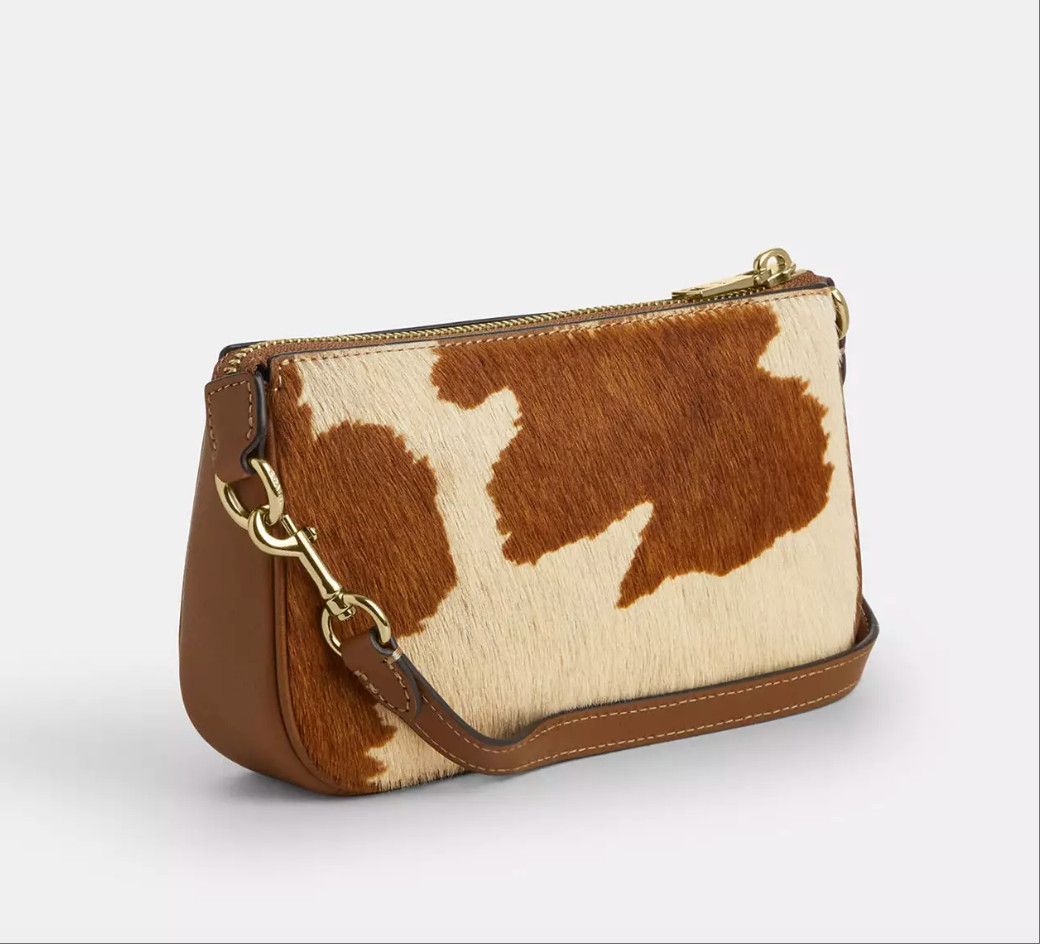 Coach NWT Coach Nolita 19 In Haircalf With Cow Print CDW34 Size ONE SIZE - 12 Thumbnail