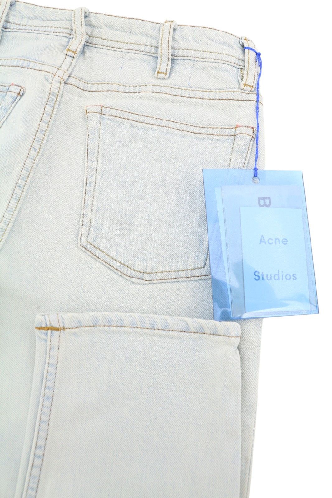 Acne Studios BLA KONST SOUTH W25/L34 Blue Slim Jeans 89062 Size 25" / US 0 / IT 36 - 6 Thumbnail