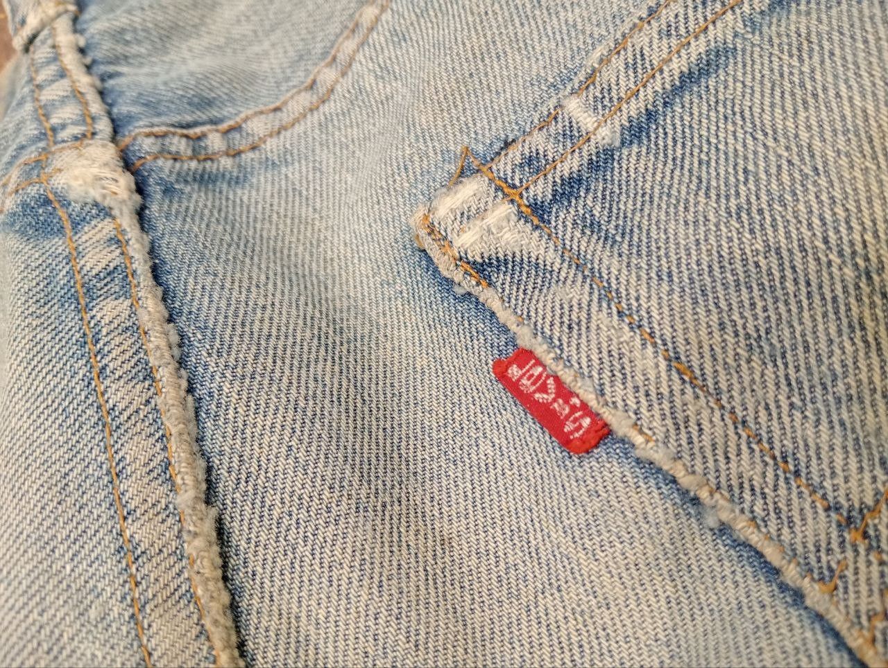 Levi's LEVI'S VINTAGE 501 REDLINE TOP #6 SELVEDGE DISTRESSED DENIM Size US 34 / EU 50 - 14 Thumbnail