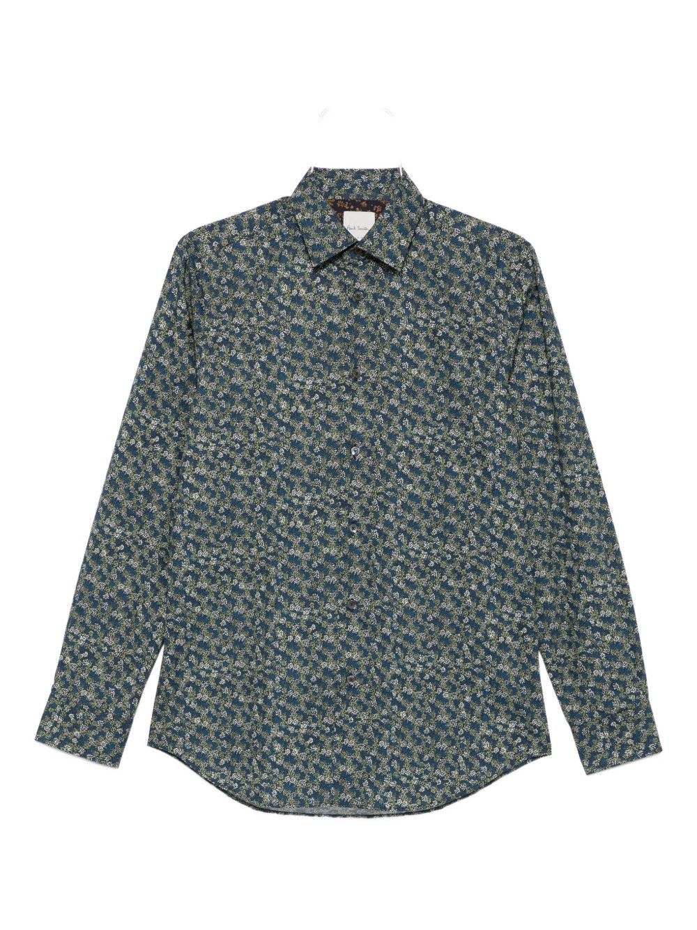 Paul Smith PRINTED SHIRT Size US S / EU 44-46 / 1 - 1 Thumbnail